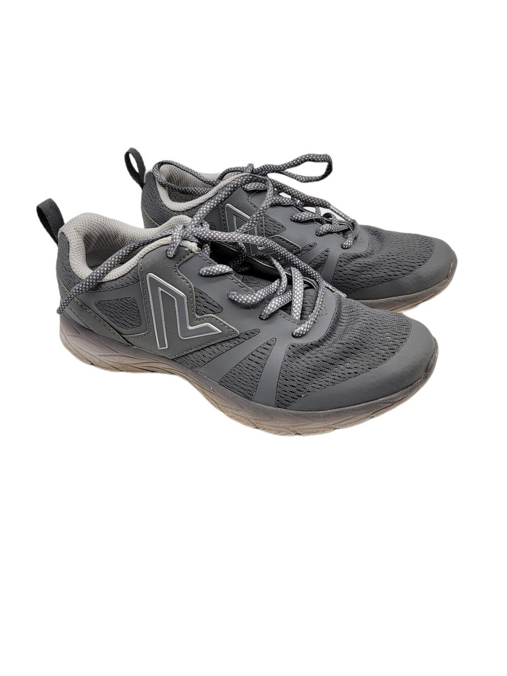 Vionic Women's Gray Lace Up Sneakers Size 6.5 Comfort Walking Exercise Shopping